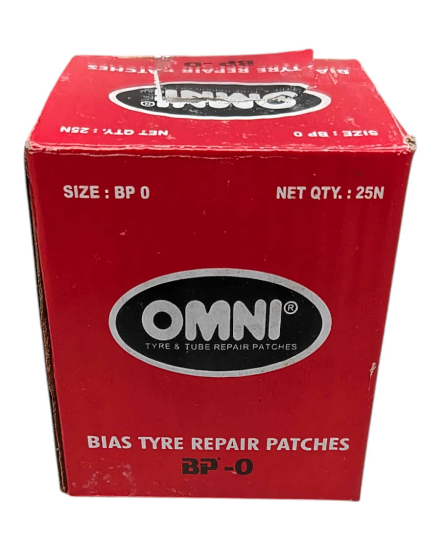 Omni BP-0 Tyre Repair Patch – Pack of 25 | Largest Size Heavy Duty