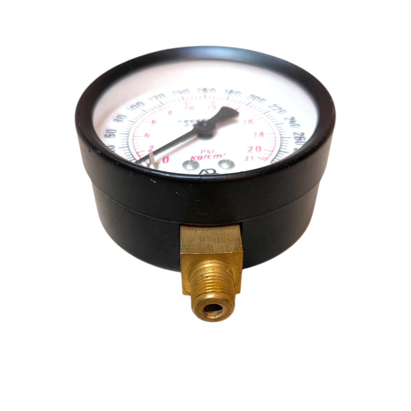 Polo 3/8 Inch 500 PSI Tyre Pressure Gauge – Heavy Duty Analog Air Pressure Gauge | Alpha Tyre Tools