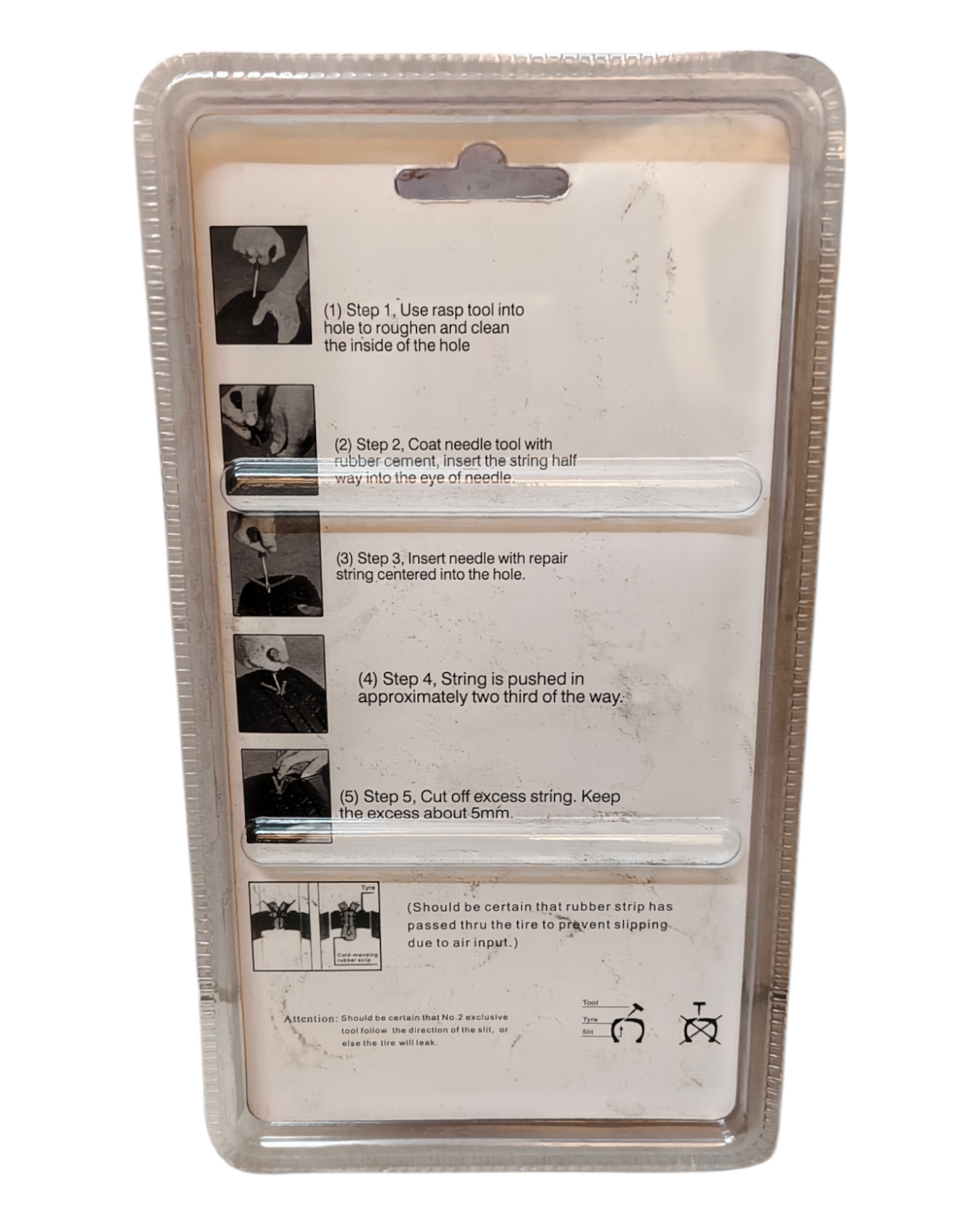 Tubeless Tyre Repair Screw Kit With Screwdriver – Complete Puncture Fix Set