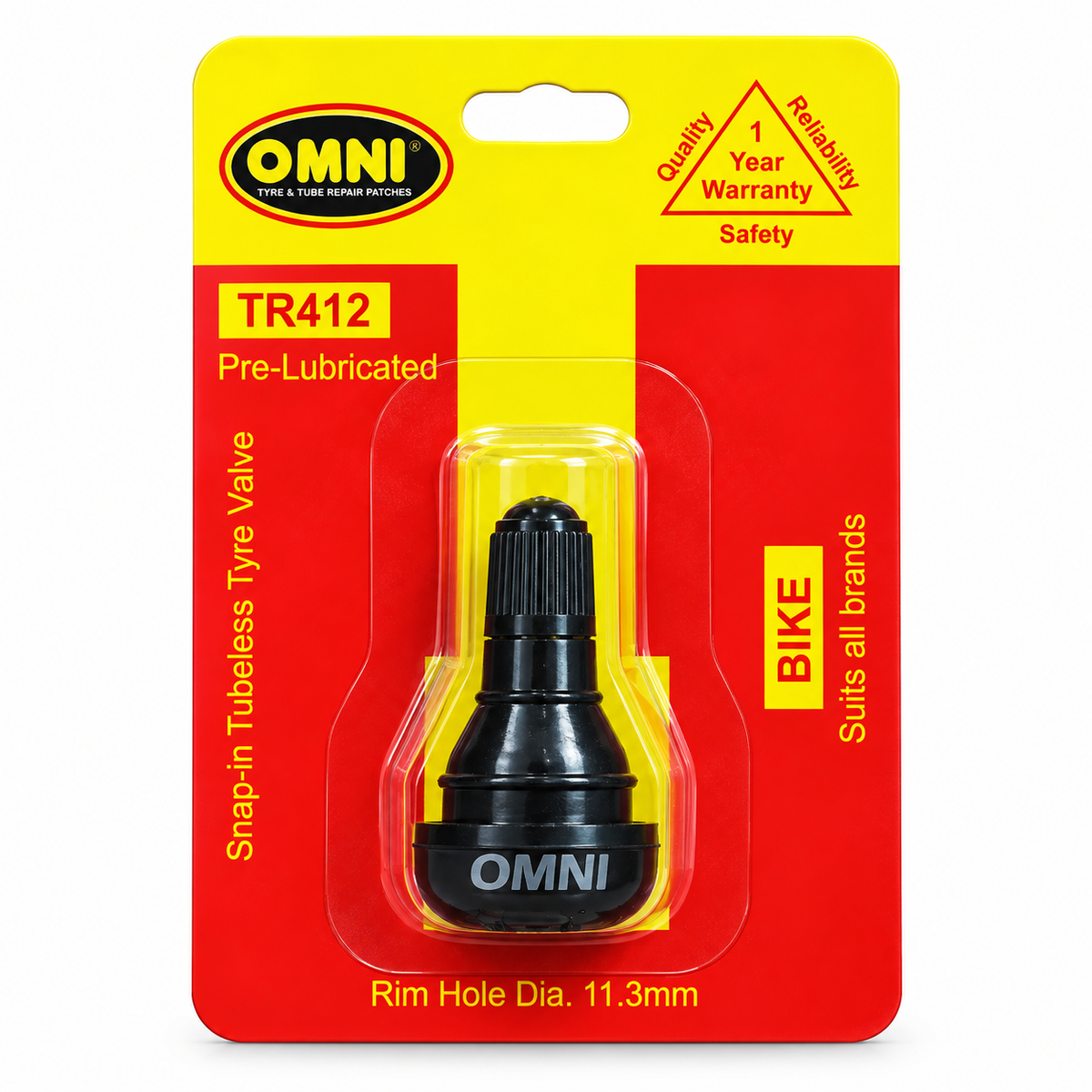Omni TR412 Tubeless Valve