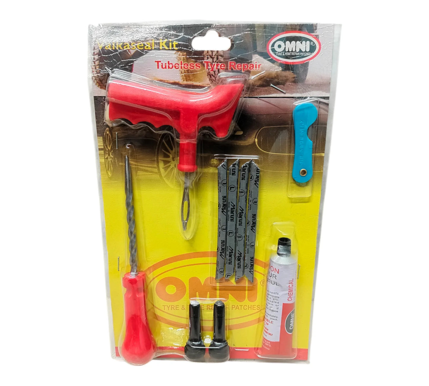 OMNI Valkaseal Tubeless Tyre Repair Kit - Tyre Remolding