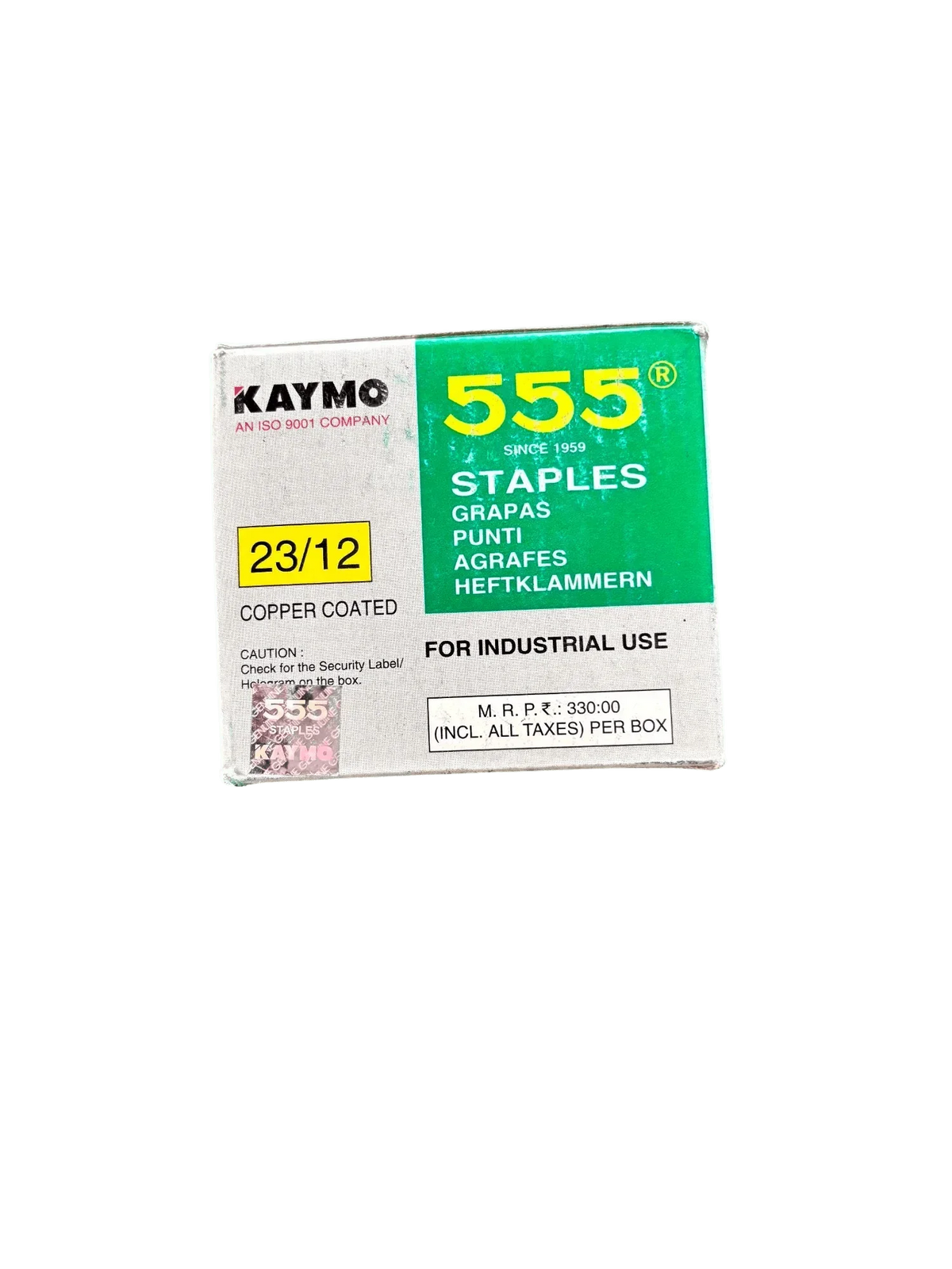 Kaymo 555 Copper Coated Stapler Pins 23/12 Pack of 10 Boxes – Alpha Tyre Tools