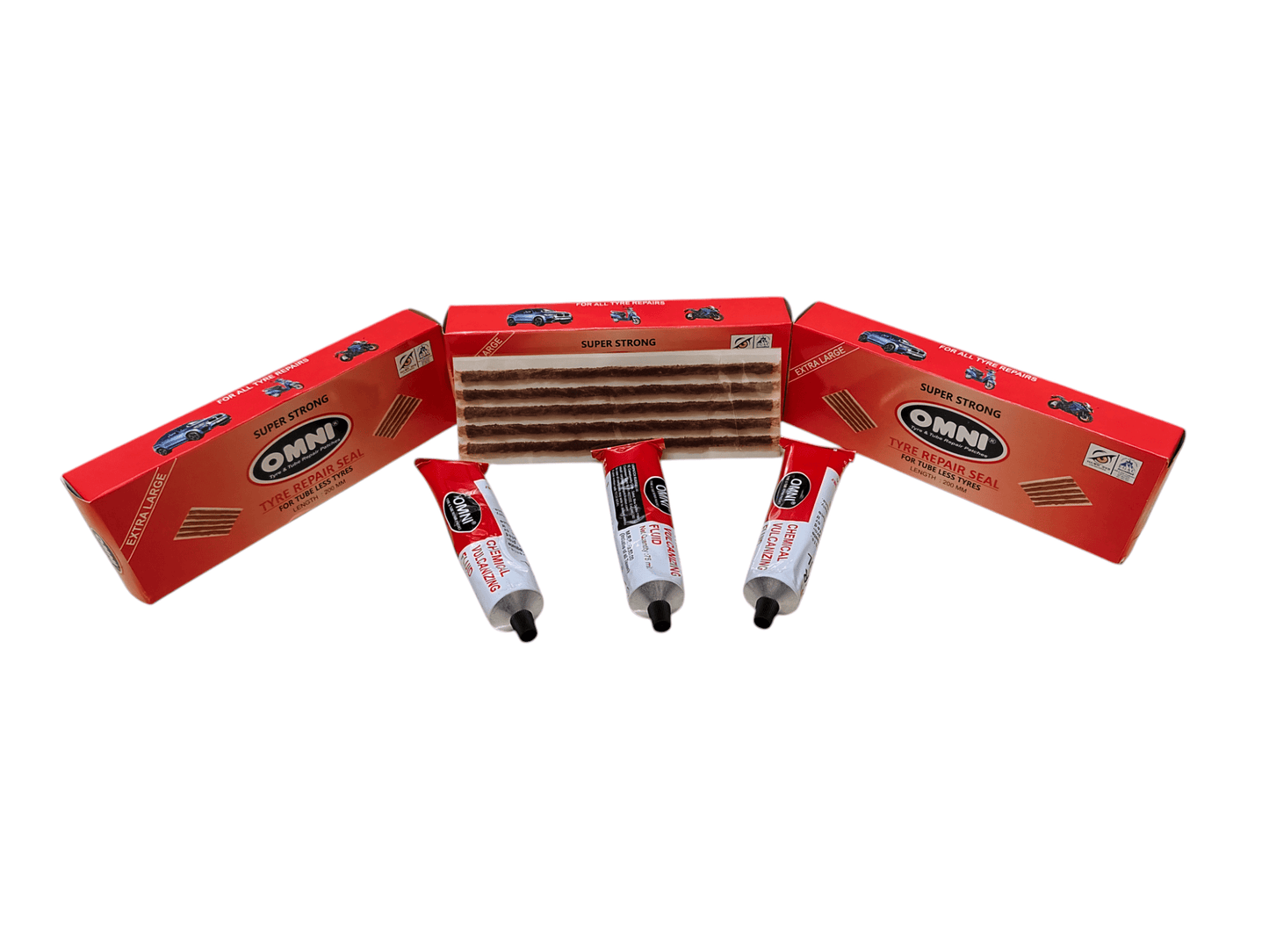 OMNI Big Tubeless With Solution COMBO Pack - Tyre Remolding