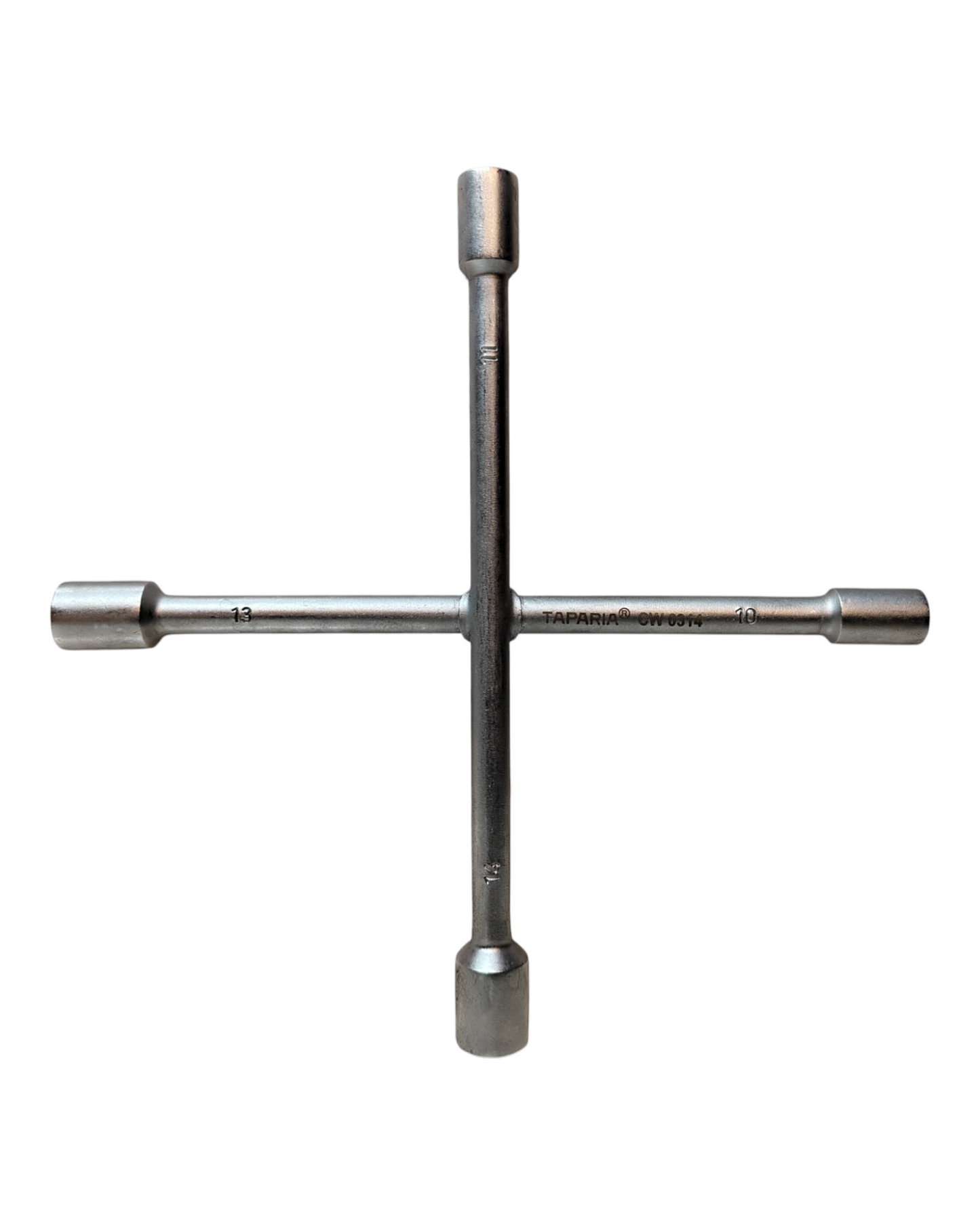 Taparia Cross Rim Wrench CW0314 – 10×13mm & 11×14mm Wheel Nut Wrench