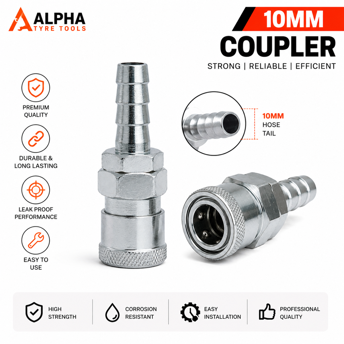 Coupler For 10mm Pipe SH30