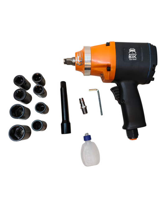 Auto Bik 1/2" Pneumatic Impact Wrench AB-4900 – 850Nm Heavy Duty Tyre Wrench