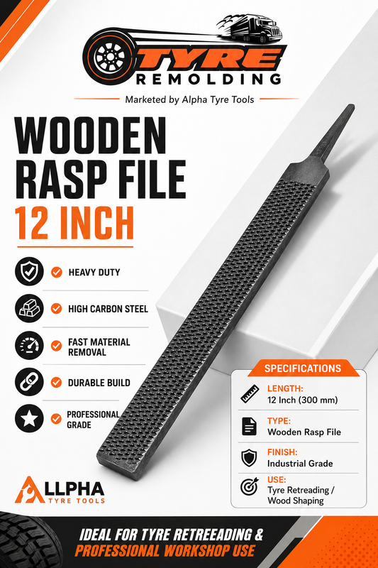 File 12 Inch Heavy Duty – Tyre Retreading & Workshop File | Alpha Tyre Tools