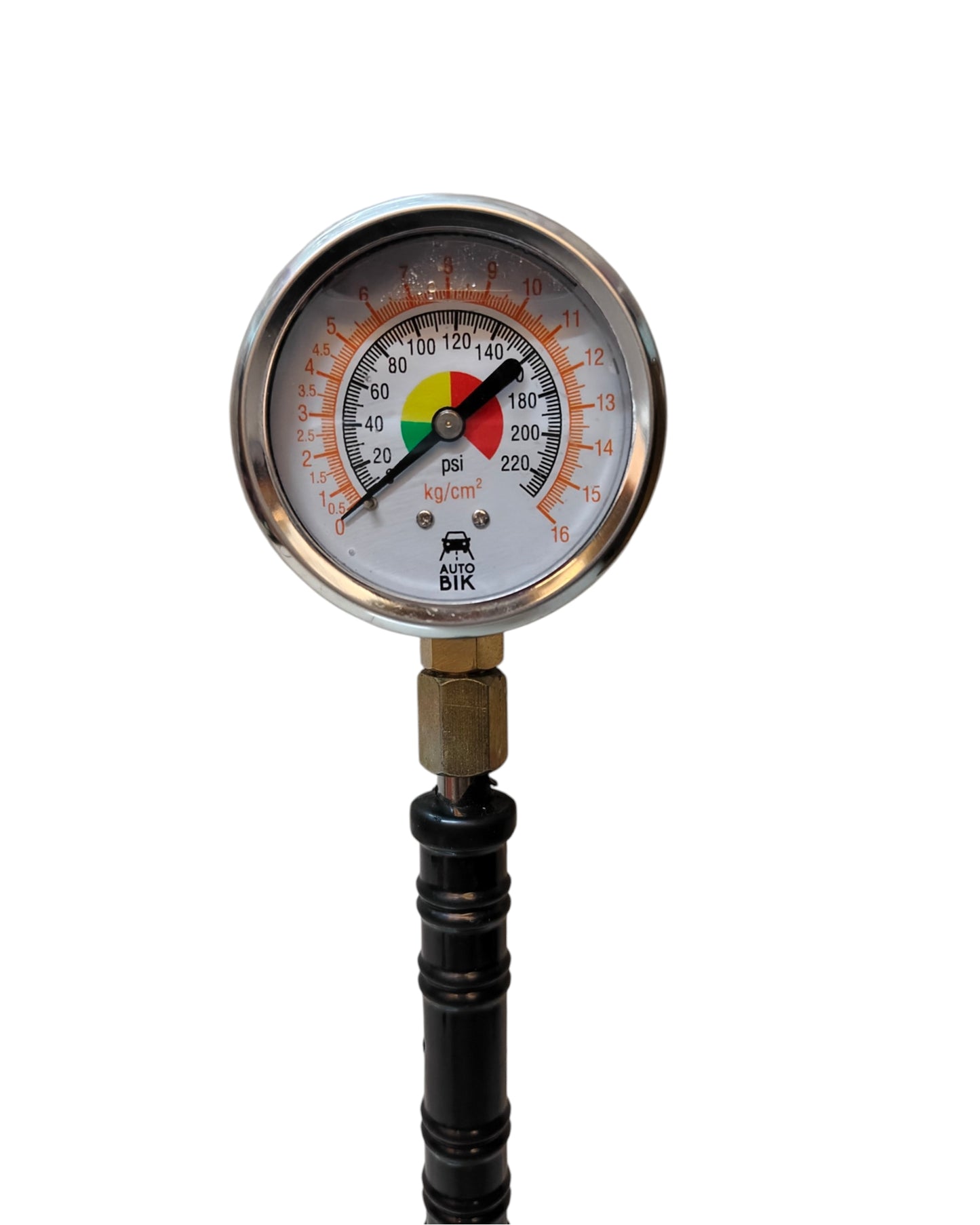 Liquid Glycerine Pressure Gauge with 11 Inch TTC Dandi | Truck Tyre Inflation Tool