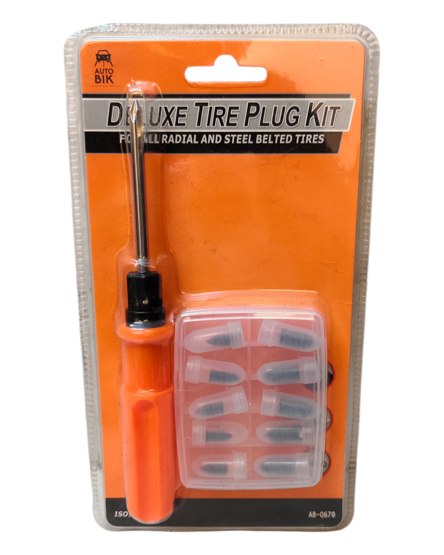 Tubeless Tyre Repair Screw Kit With Screwdriver – Complete Puncture Fix Set