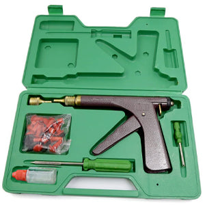 Tubeless Tyre Puncture Repair Injector Kit – With Mushroom Plugs