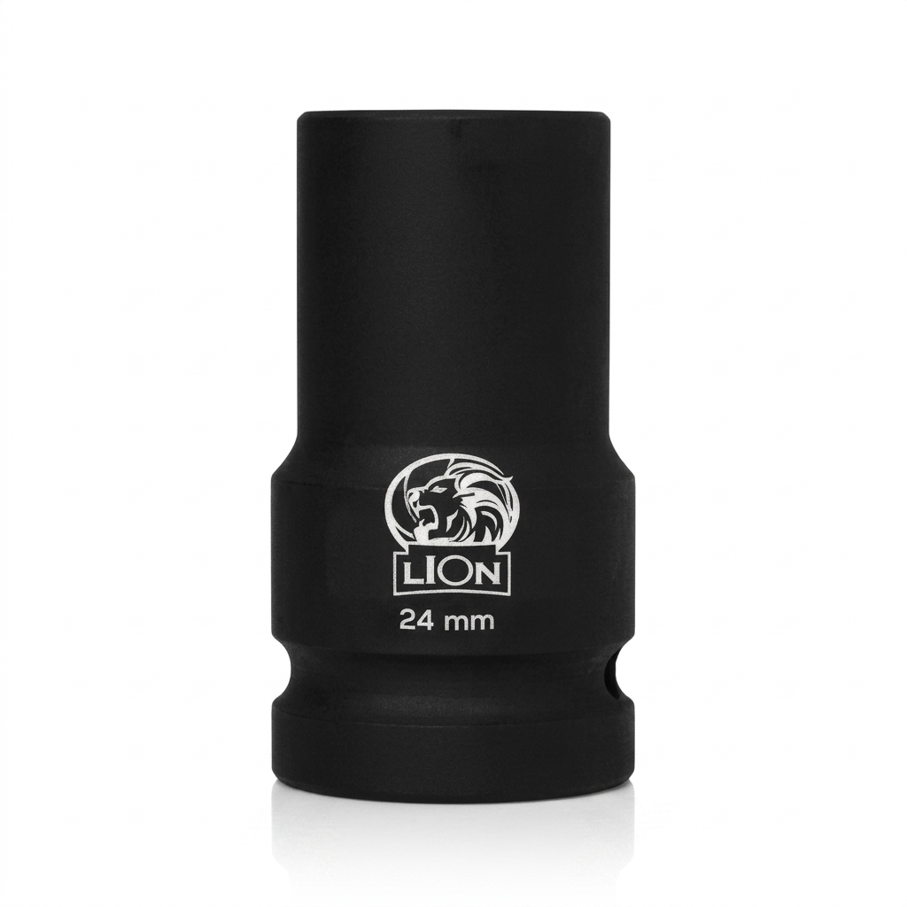 Lion Impact Wrench Socket 24MM – Heavy Duty Truck Tyre Socket | Alpha Tyre Tools