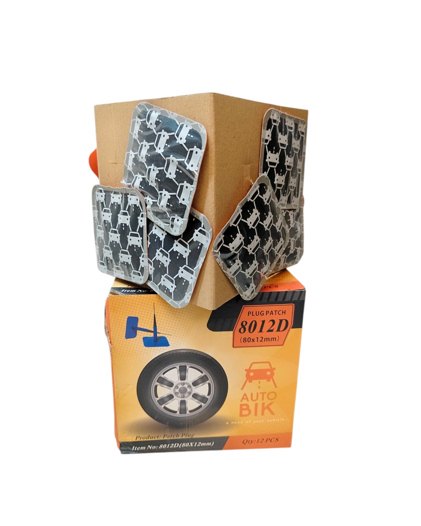 Mushroom Patch 12mm – Pack of 12 | Tyre Puncture Repair Patch for Tubeless Tyres