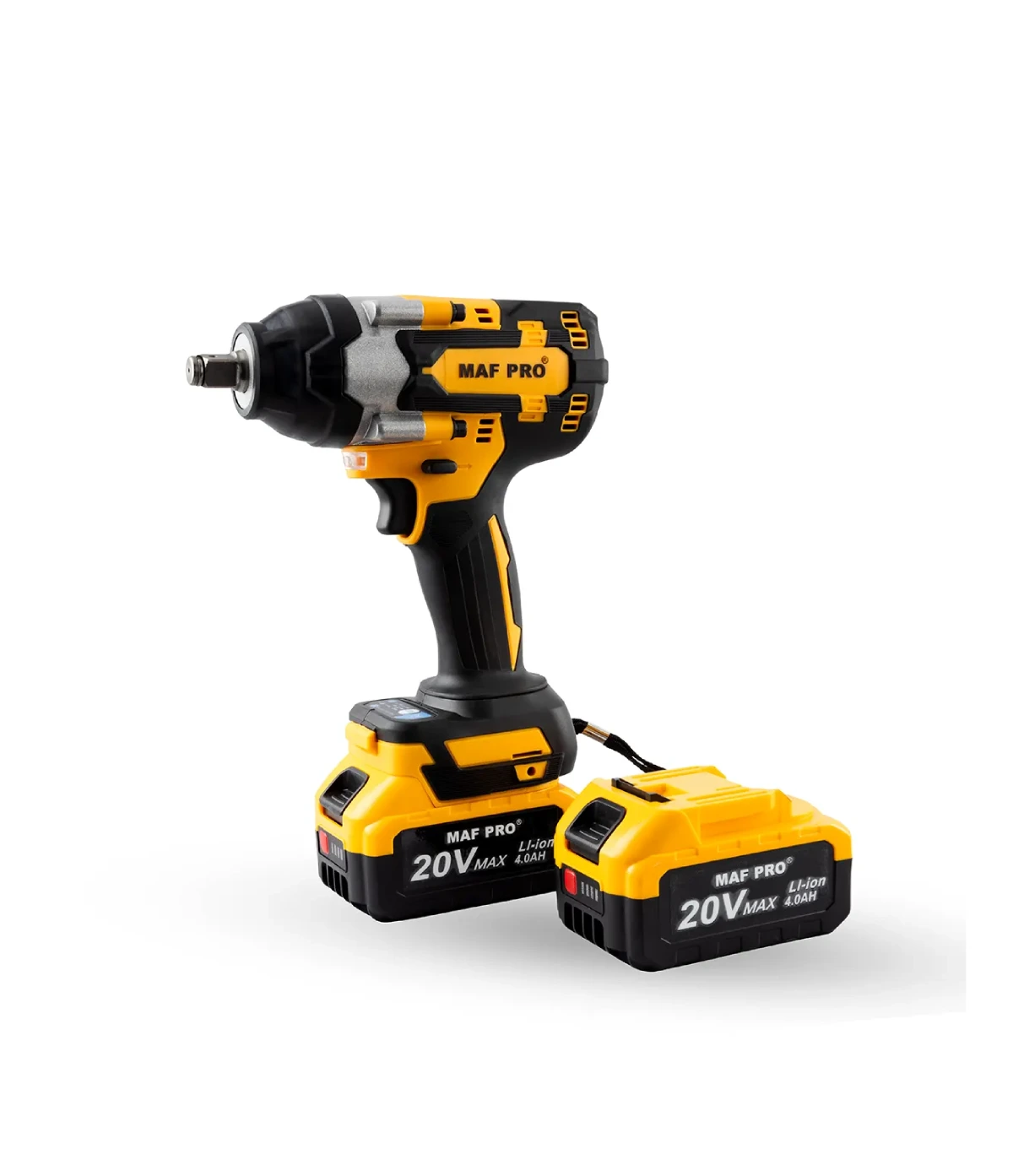 Cordless Impact Wrench 1/2" 550Nm – 20V Brushless 4AH Battery