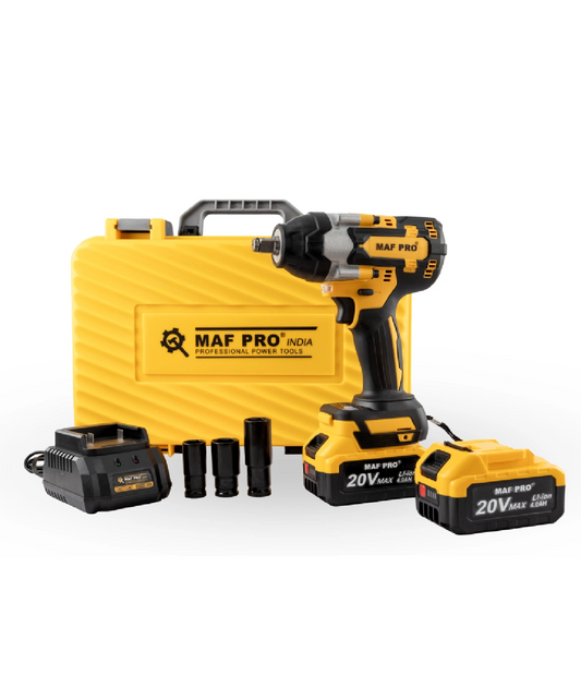 Cordless Impact Wrench 1/2" 550Nm – 20V Brushless 4AH Battery