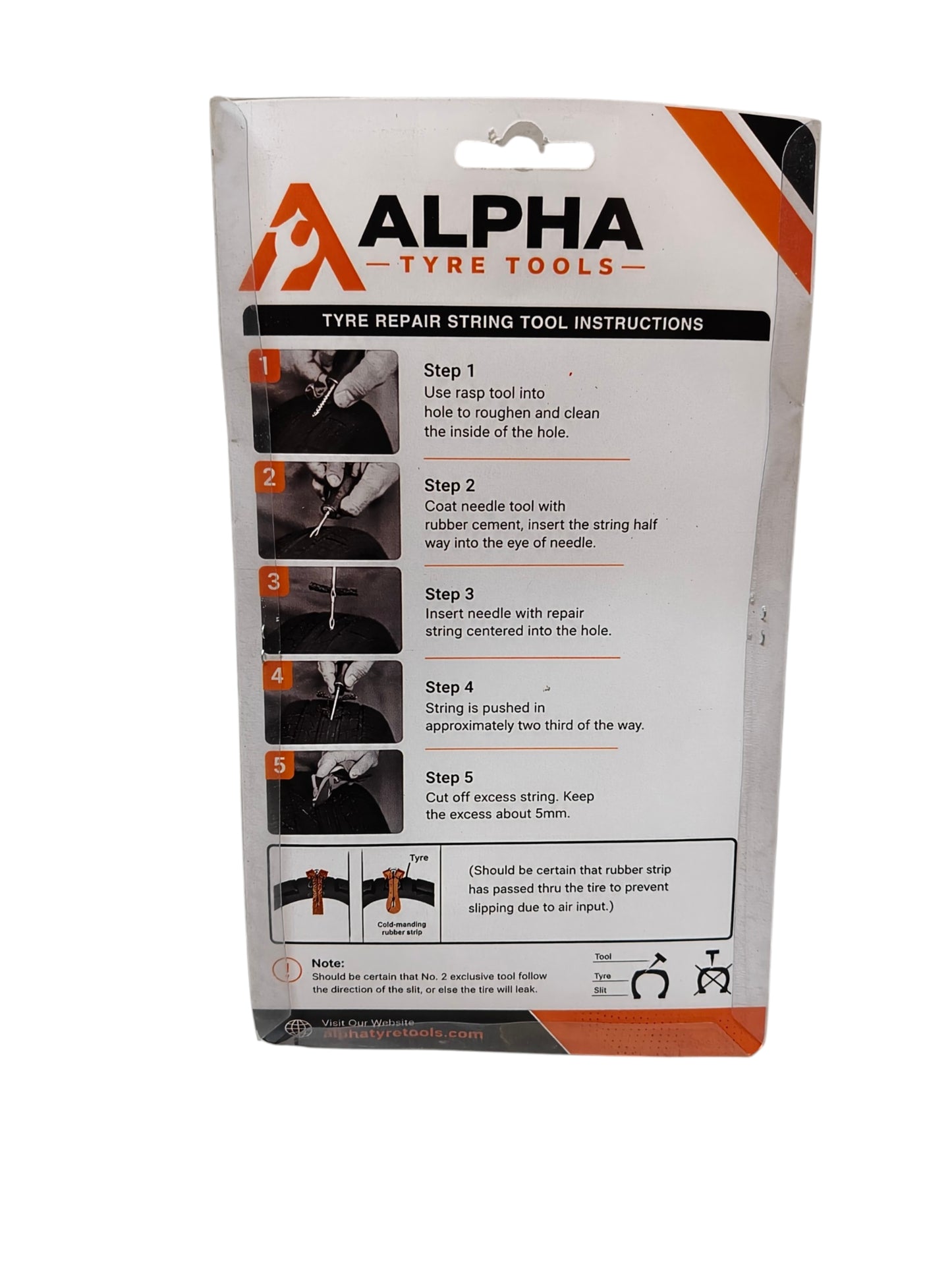 Alpha Deluxe Tubeless Repair Kit