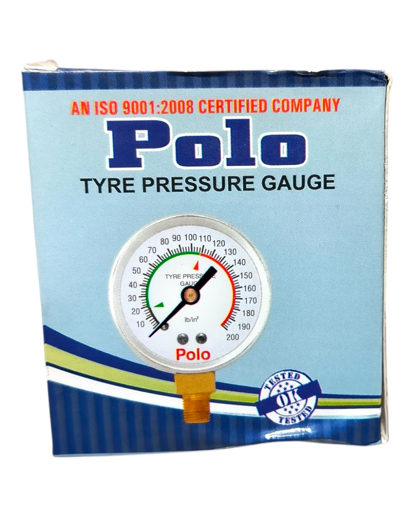 POLO Pressure Gauge Meter  2.5” 200lbs