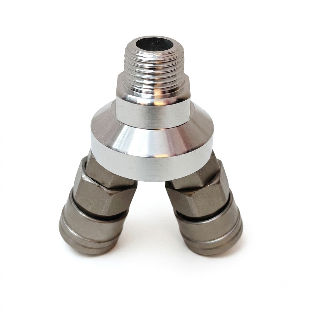 1/2 Two Way Coupler Connector