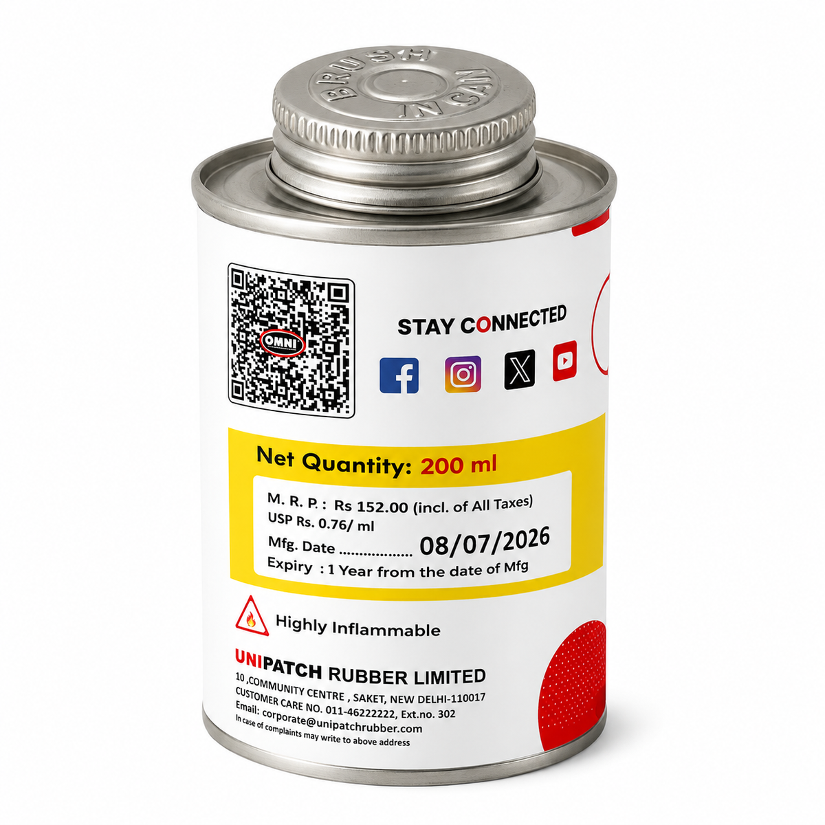Omni CVF 200ml With Brush | Alpha Tyre Tools