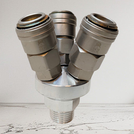 1/2 Coupler Type Three Way Connector