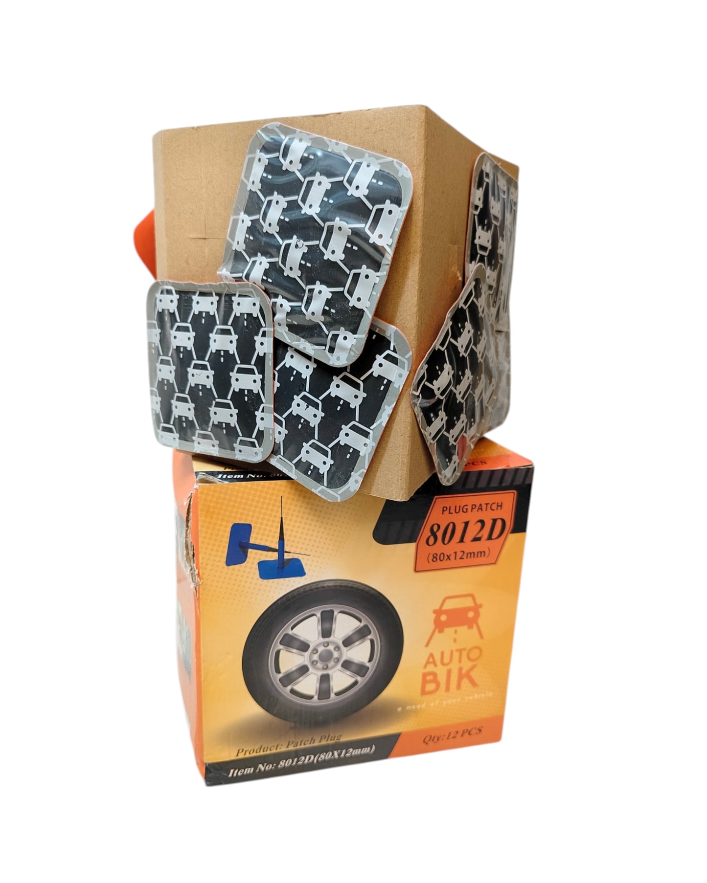 Mushroom Patch 12mm – Pack of 12 | Tyre Puncture Repair Patch for Tubeless Tyres
