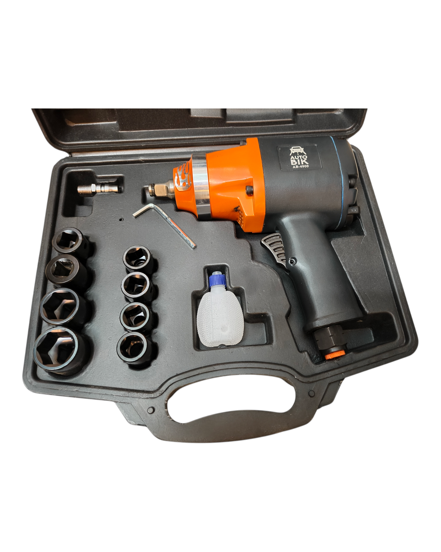 Auto Bik 1/2" Pneumatic Impact Wrench AB-4900 – 850Nm Heavy Duty Tyre Wrench