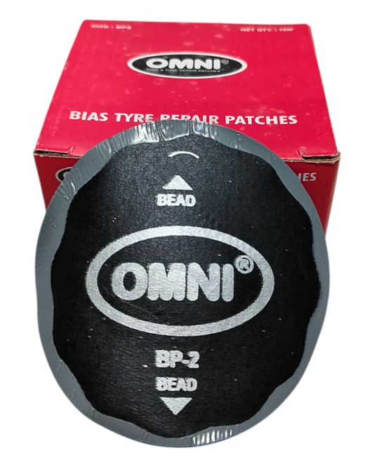 Omni BP-2 Tyre Repair Patch – Pack of 10 | Professional Tyre Patch