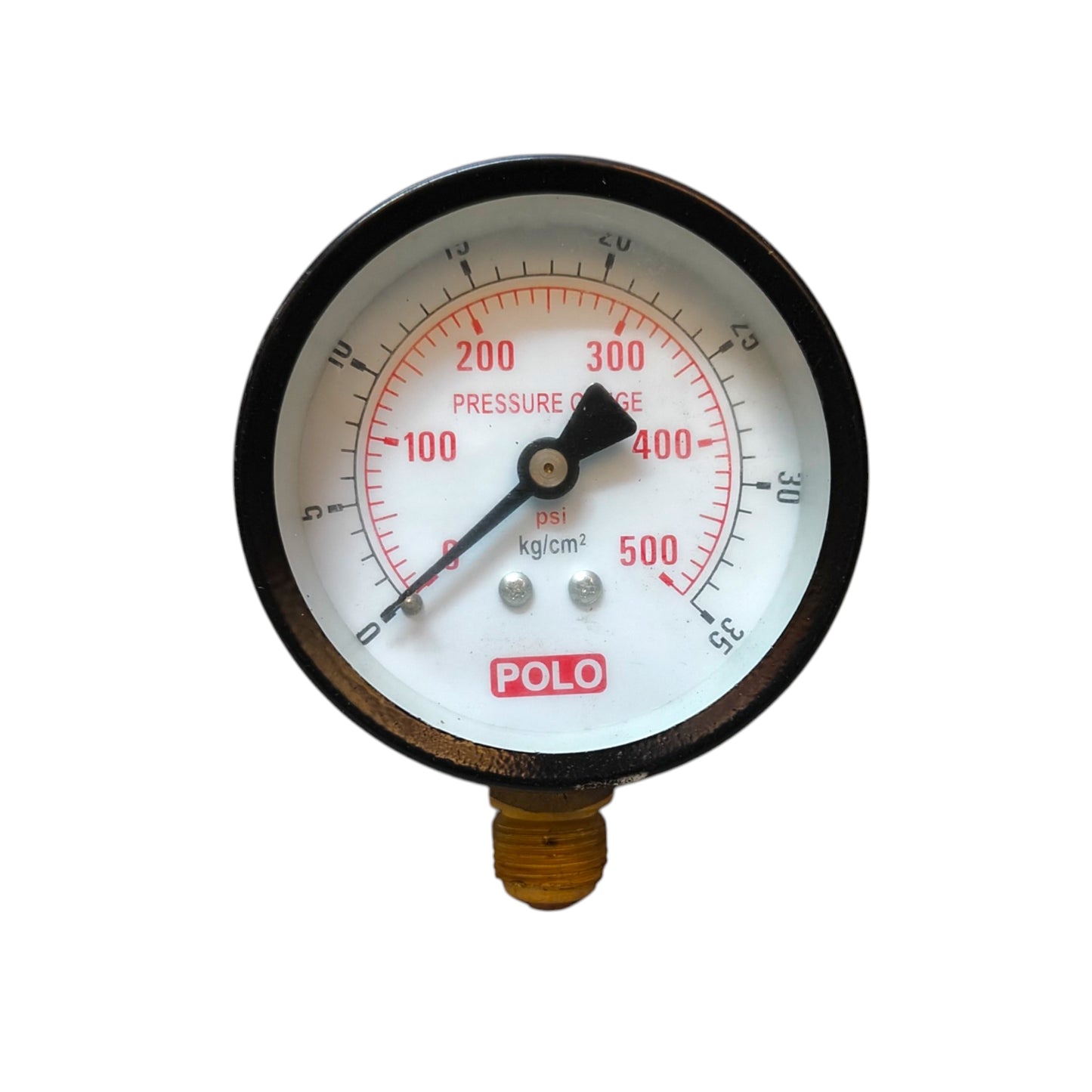 Polo 3/8 Inch 500 PSI Tyre Pressure Gauge – Heavy Duty Analog Air Pressure Gauge | Alpha Tyre Tools