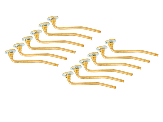 Brass 1000/20 Valve Nut Plate – Pack of 12 | Truck Tube Tyre Valve