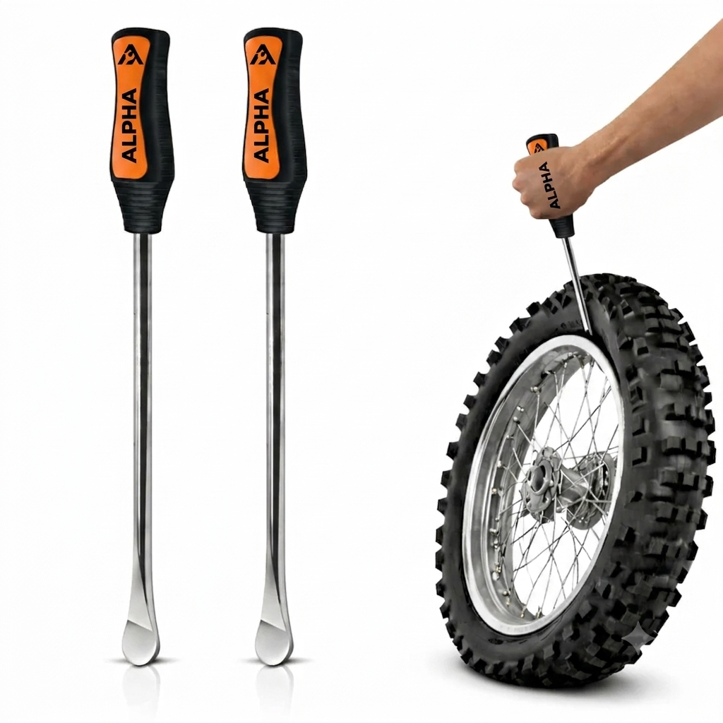 ALPHA Tyre Lever Set 14 Inch (2pcs) – Car and Bike Tyre Fitting Tool
