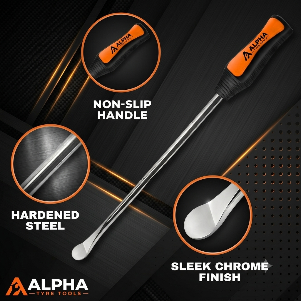 ALPHA Tyre Lever Set 14 Inch (2pcs) – Car and Bike Tyre Fitting Tool