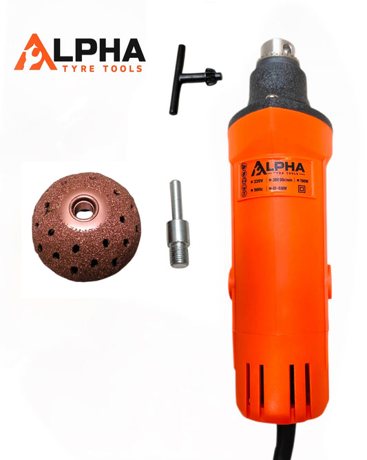Alpha Electric Die Grinder with Copper Buffer – Tyre Buffing & Retreading Machine