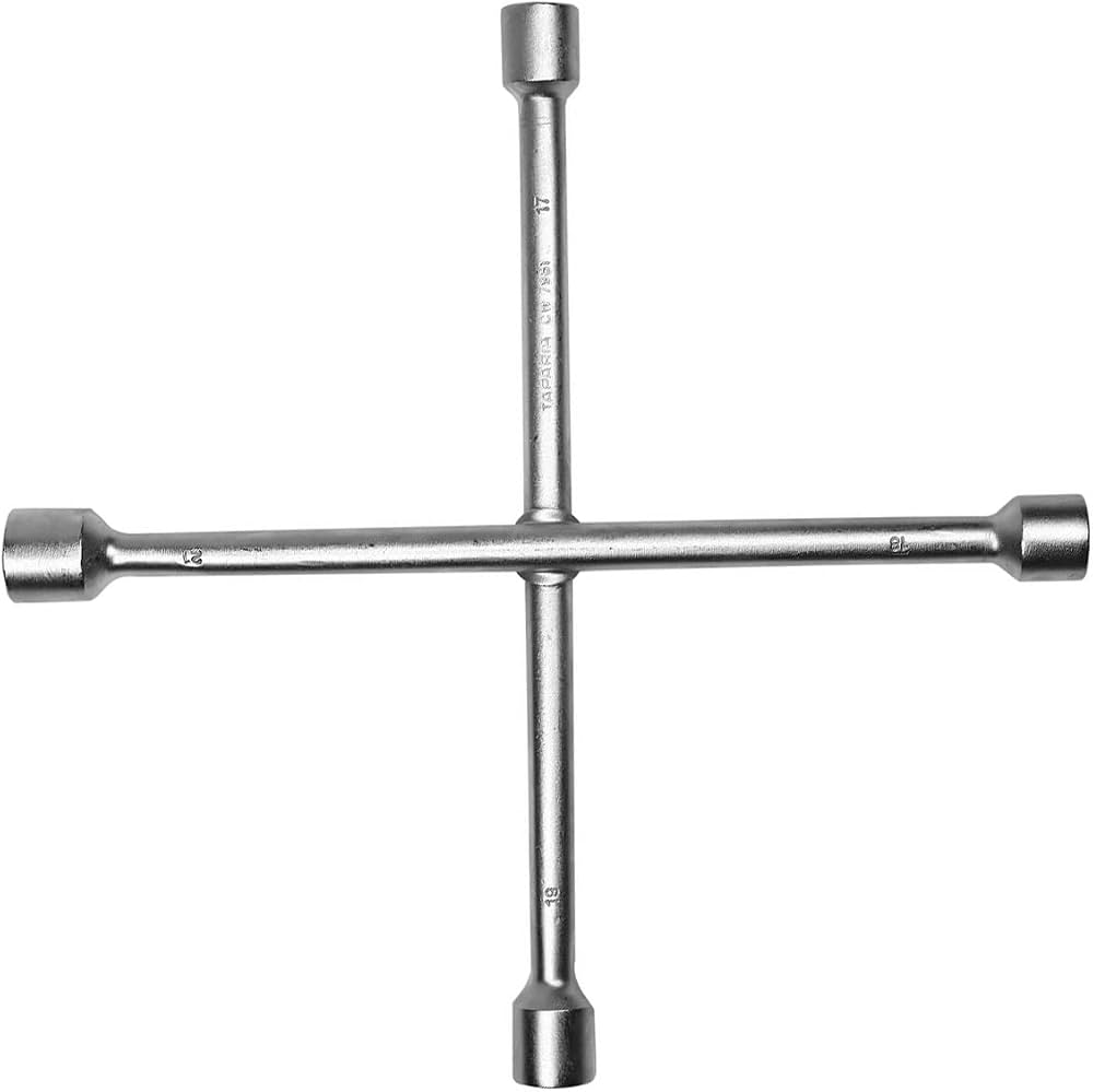 Taparia Cw7981 Steel (17 X 19 Mm, 18 X 21 Mm) Cross Rim Box End Wrench (Silver)