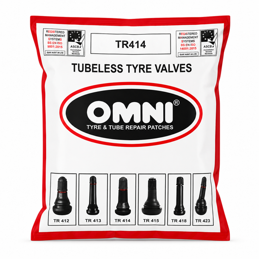 Omni Tubeless Valve TR414 – Pack of 100 Pcs | Alpha Tyre Tools