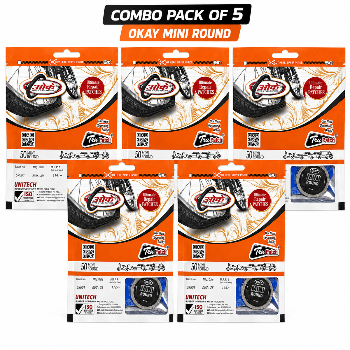 Okay Mini Round 5pcs | Alpha Tyre Tools