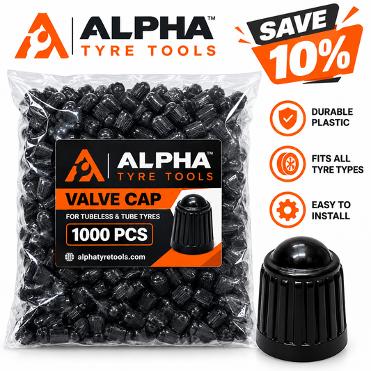 Black Valve Cap (1000pcs) – Alpha Tyre Tools