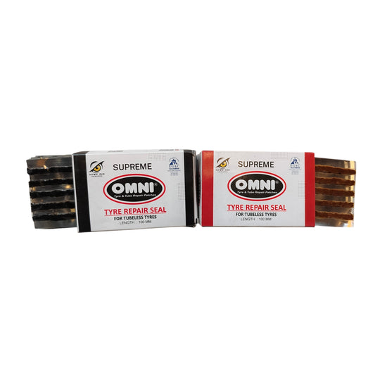 Omni Tubeless Sting Supreme Black & Brown Combo Pack – Pack of 2 | Alpha Tyre Tools