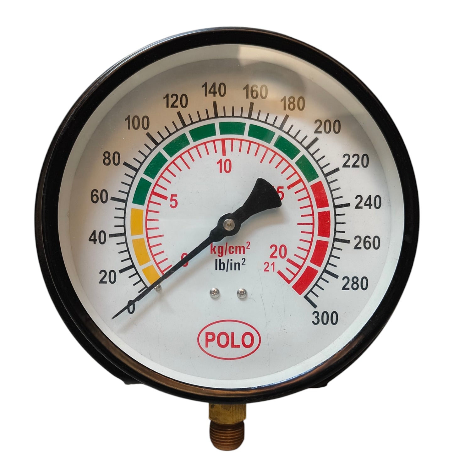 Pressure Gauge 6 Inch – 3/8 BSP Thread 300 PSI Industrial Workshop Gauge | Alpha Tyre Tools
