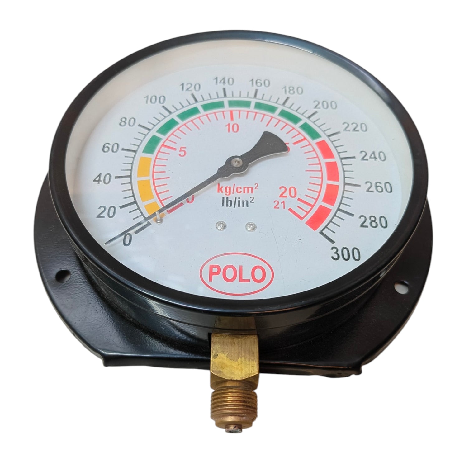 Pressure Gauge 6 Inch – 3/8 BSP Thread 300 PSI Industrial Workshop Gauge | Alpha Tyre Tools