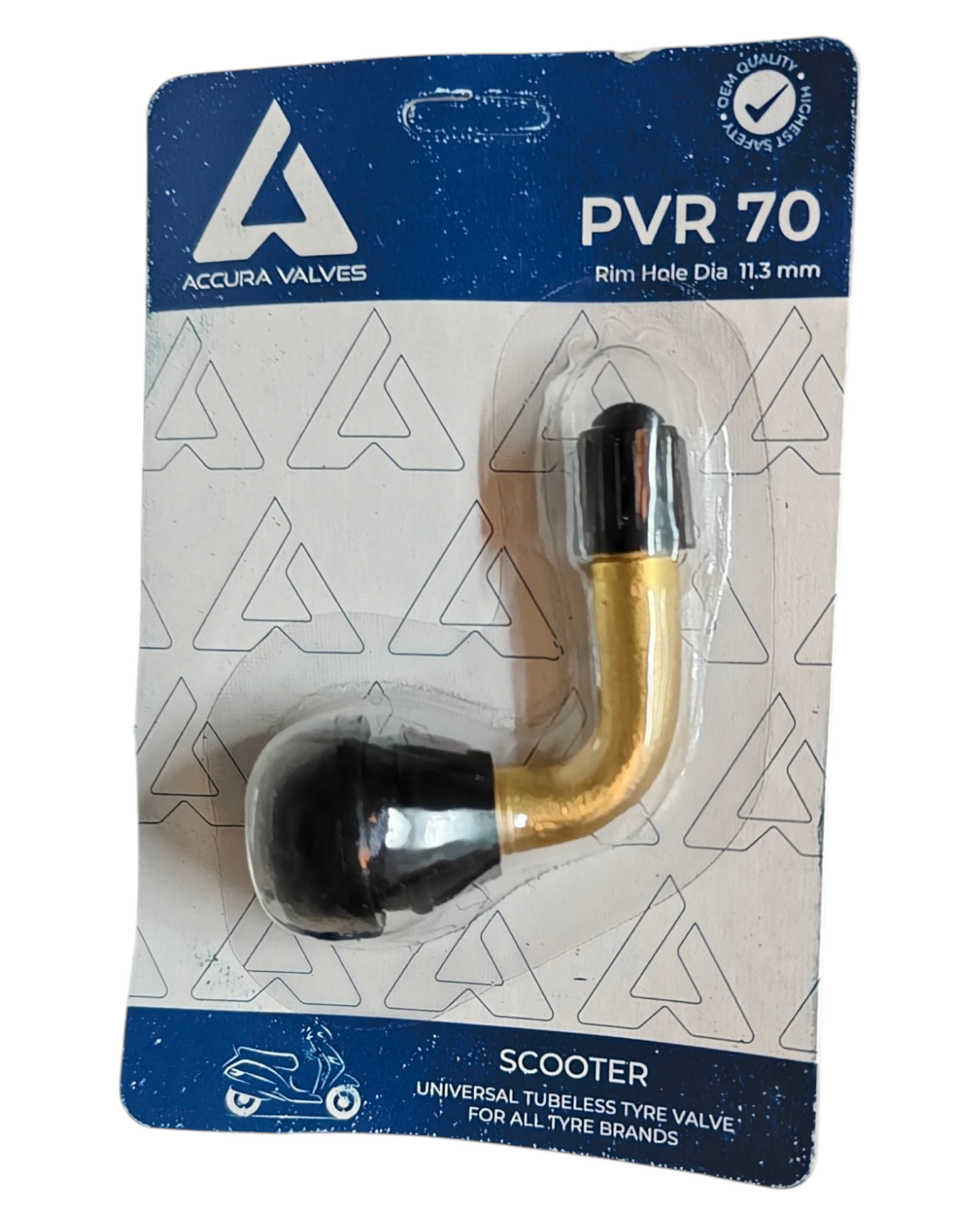 ACCURA Tubeless Tyre Valve PVR70 – Premium Quality Tubeless Valve