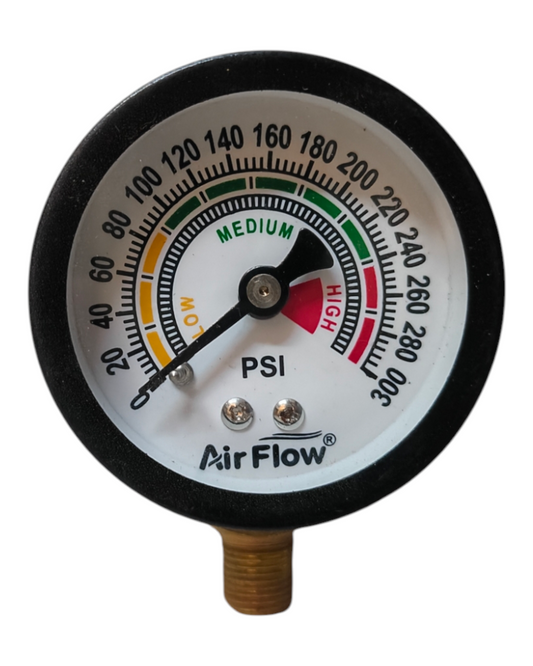 Airflow Pressure Gauge Meter 300 PSI – Alpha Tyre Tools