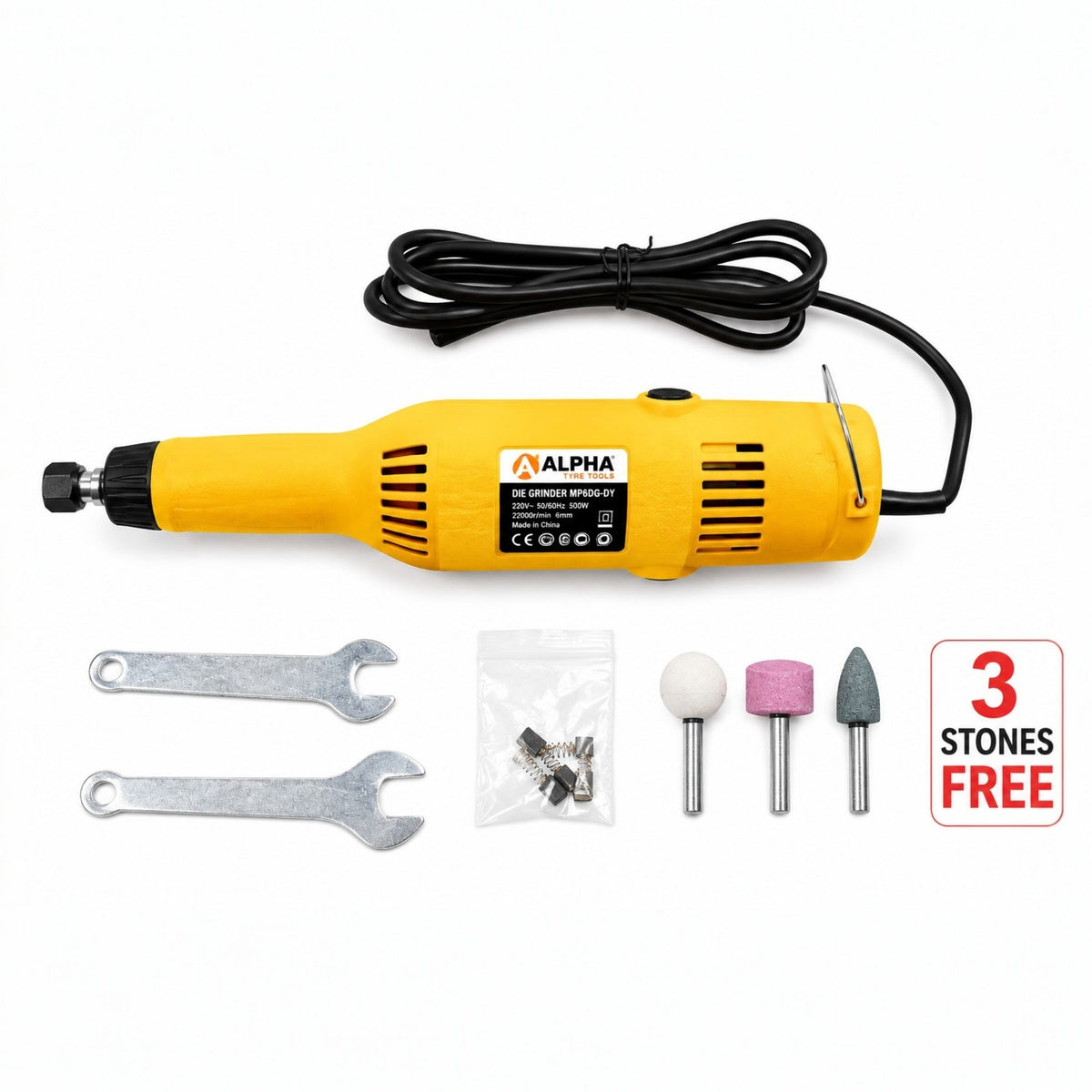 Alpha Electric Die Grinder 500W – Alpha Tyre Tools