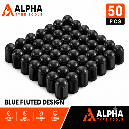 Black Valve Cap (50pcs) – Alpha Tyre Tools