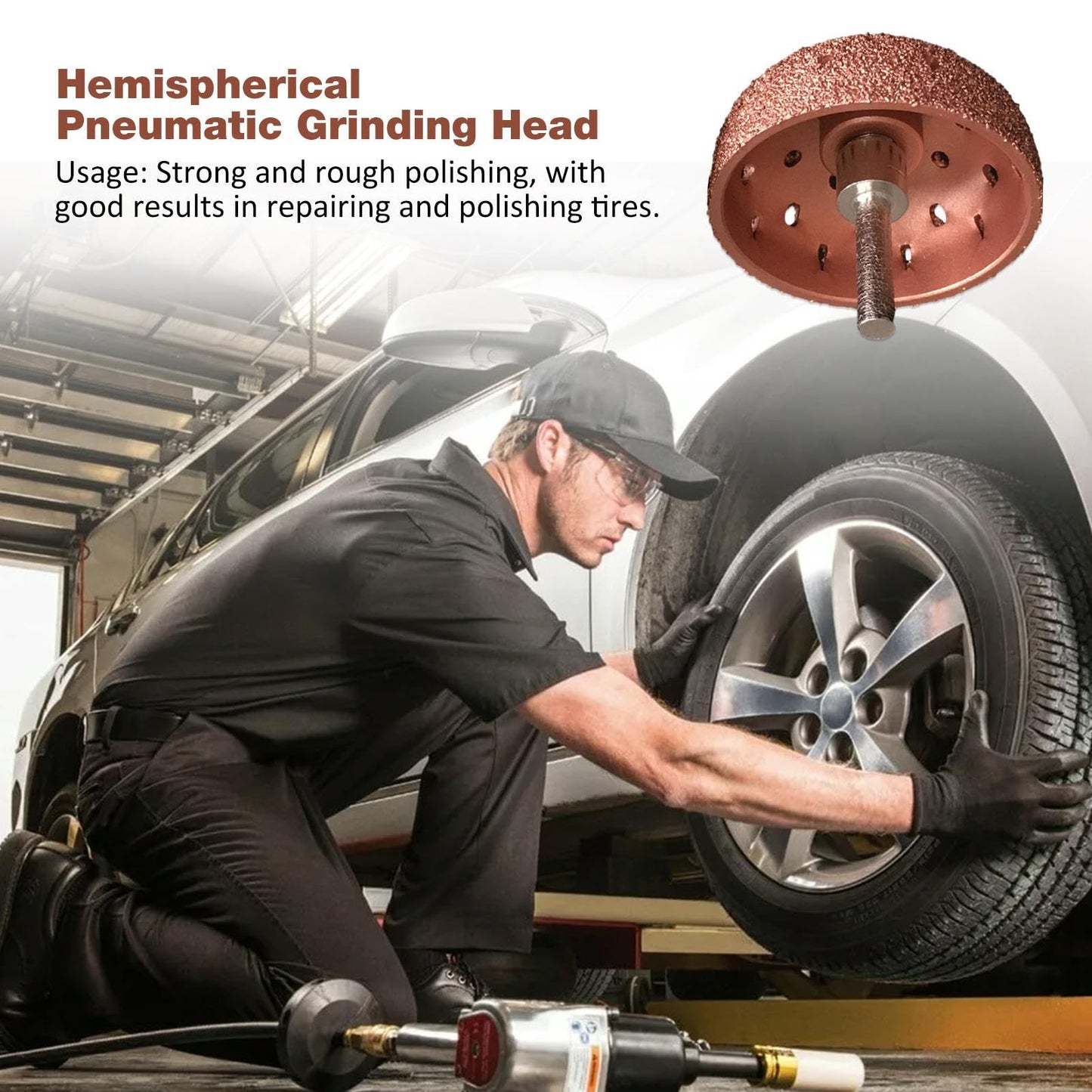 Copper Tyre Buffer With Nut – Retreading Surface Tool | Alpha Tyre Tools