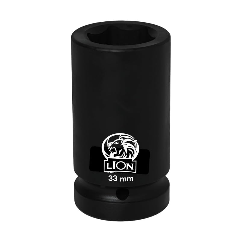 Lion 1 Inch 33mm Impact Socket (view 2) – Alpha Tyre Tools
