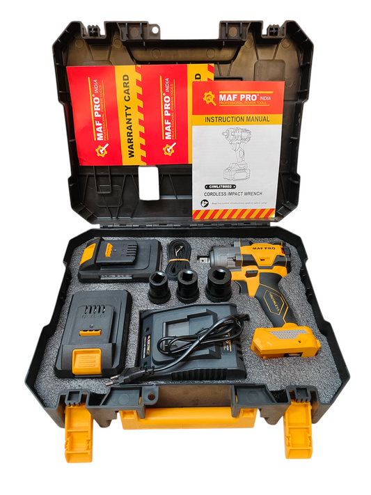 Maf Pro Cordless Impact Wrench 780Nm CIWLI78002 – Alpha Tyre Tools