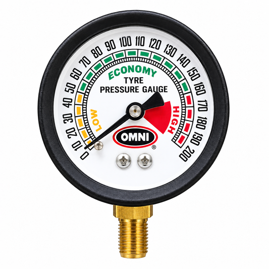 Omni 2 Inch Tyre Pressure Gauge 200 PSI – Alpha Tyre Tools
