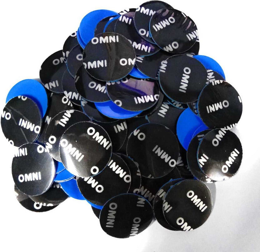 Omni Cycle Tube Puncture Repair Patches Round – Pack of 100 Pcs | Alpha Tyre Tools