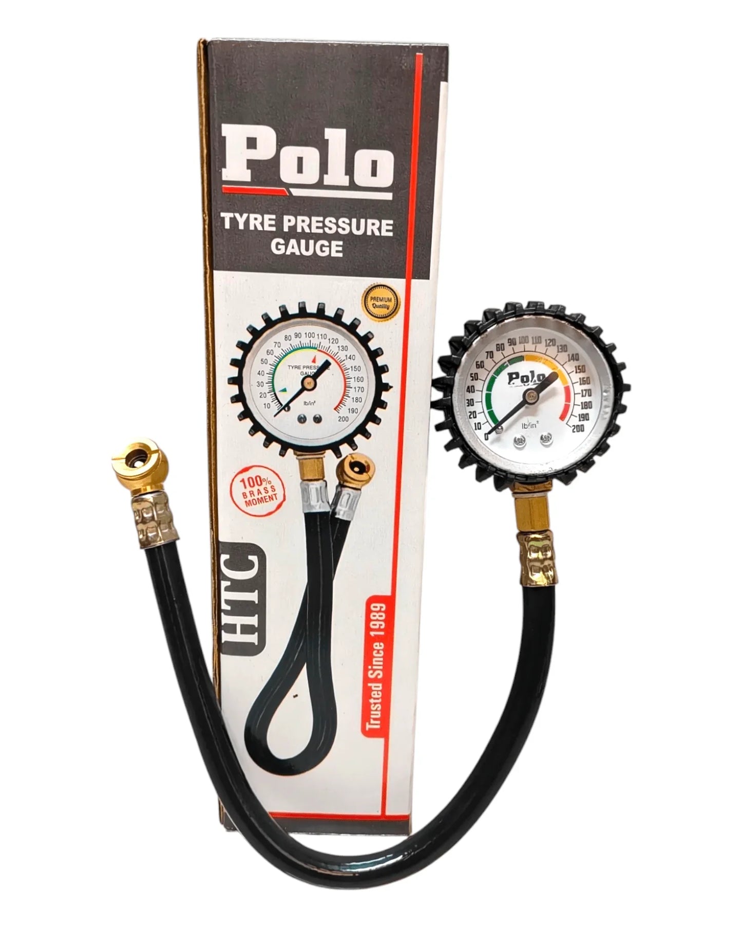 POLO HTC Tyre Pressure Gauge 2” - Tyre Remolding