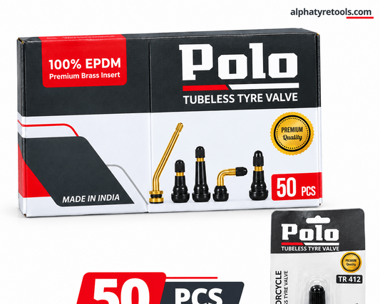 Polo Tubeless Valve TR412 (50pcs) Pack – Alpha Tyre Tools