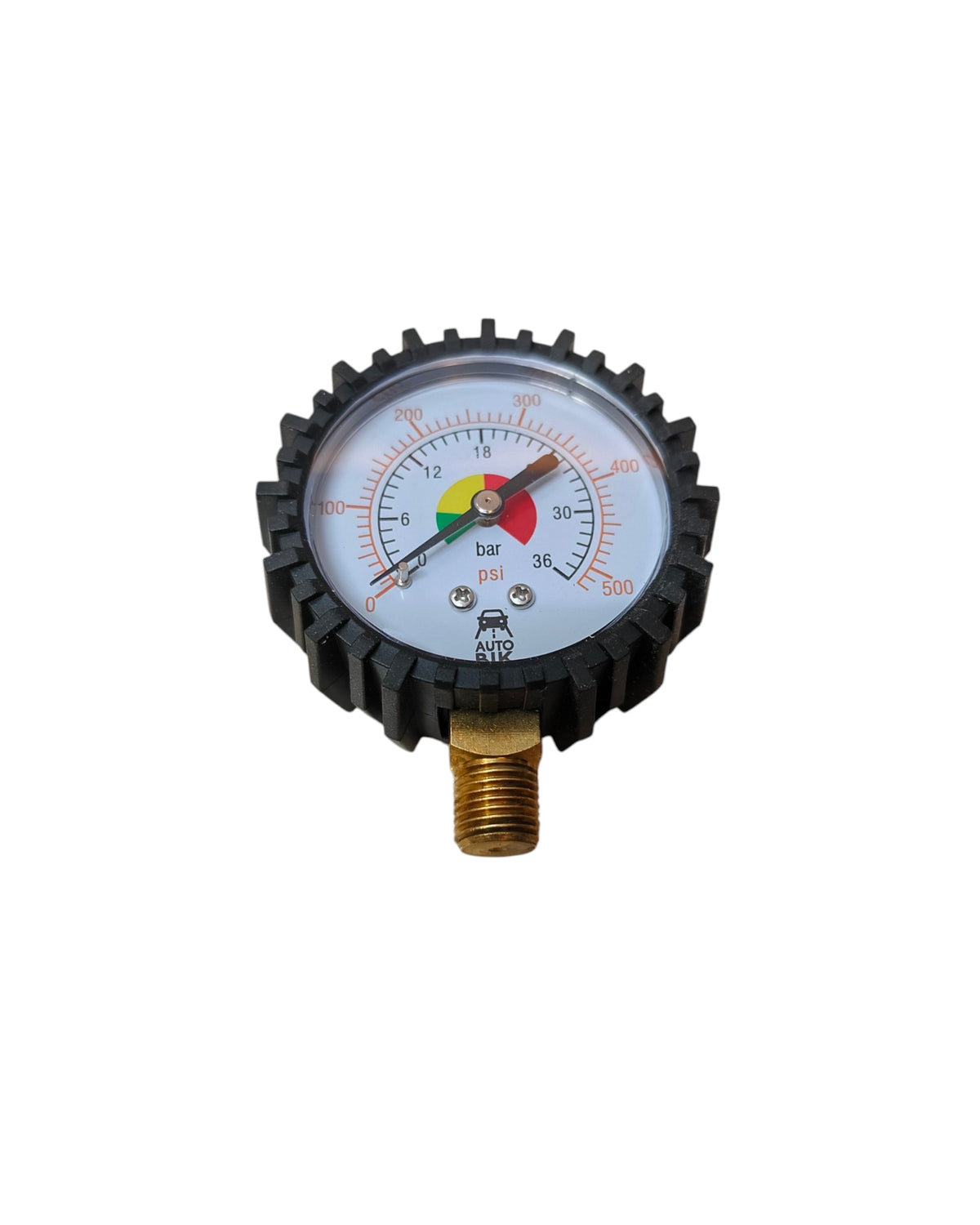 Pressure Gauge 500 PSI 1/4 Inch BSP Thread – view 2 – Alpha Tyre Tools